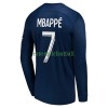 Maillot à Manches Longues Paris Saint-Germain Mbappé 7 Domicile 2022-23 Pour Homme